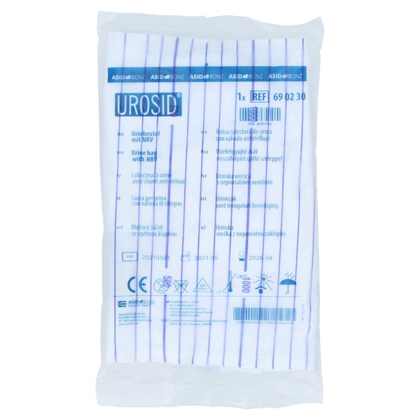 Urinbeutel Unsteril 2 l m.90 cm Schlauch 1 St