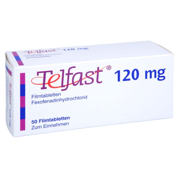 Telfast 120 mg Filmtabletten 50 St