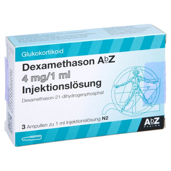 DEXAMETHASON AbZ 4 mg/1 ml Injektionslsg.Ampullen 3 St