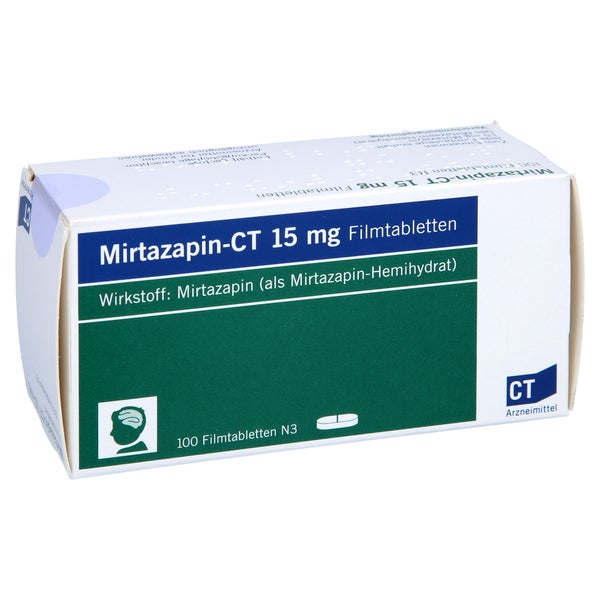 Mirtazapin-ct 15 mg Filmtabletten 100 St