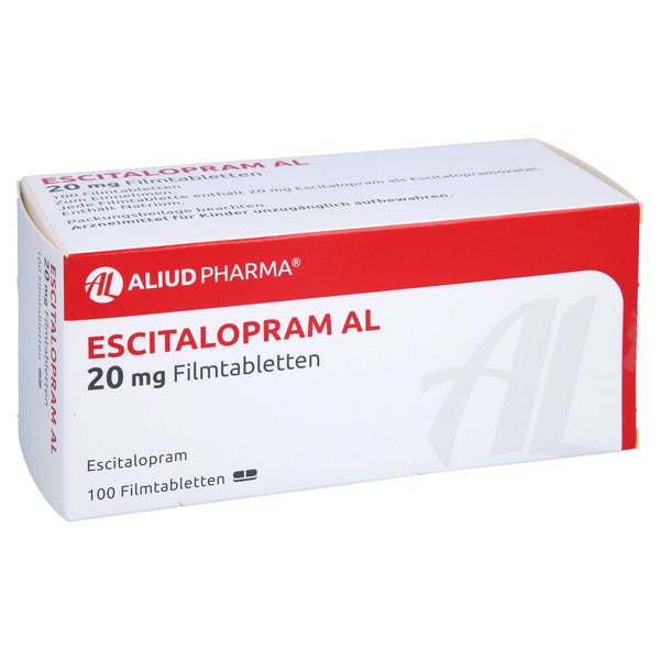 Escitalopram AL 20 mg Filmtabletten 100 St