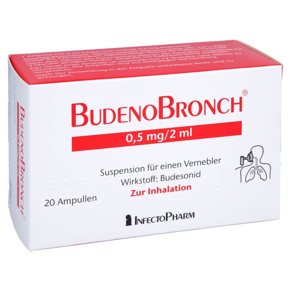 BUDENOBRONCH 0,5 mg/2 ml Suspension f.e.Vernebler 20X2 ml