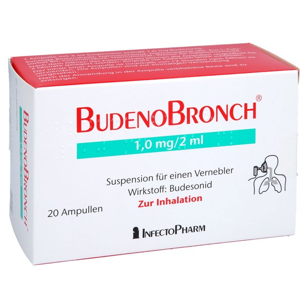 BUDENOBRONCH 1,0 mg/2 ml Suspension f.e.Vernebler 20X2 ml