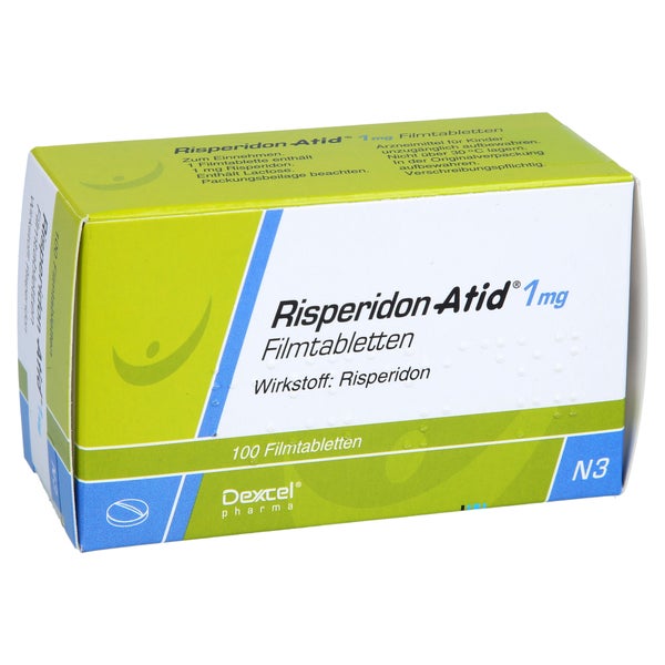 Risperidon Atid 1 mg Filmtabletten 100 St