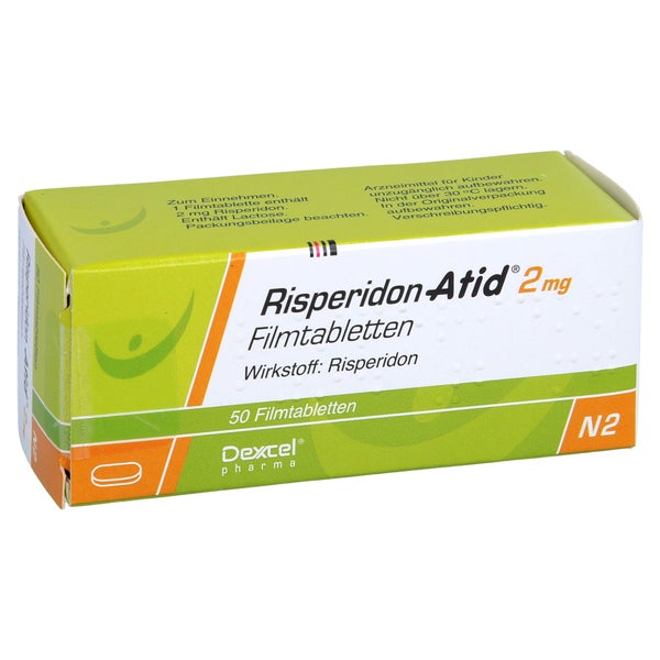 Risperidon Atid 2 mg Filmtabletten 50 St