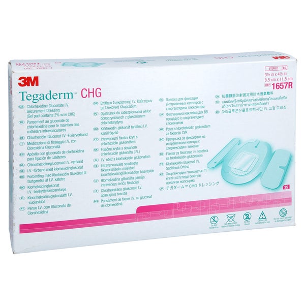 Tegaderm 3M CHG I.V. Fixierverb.8,5x11,5 25 St