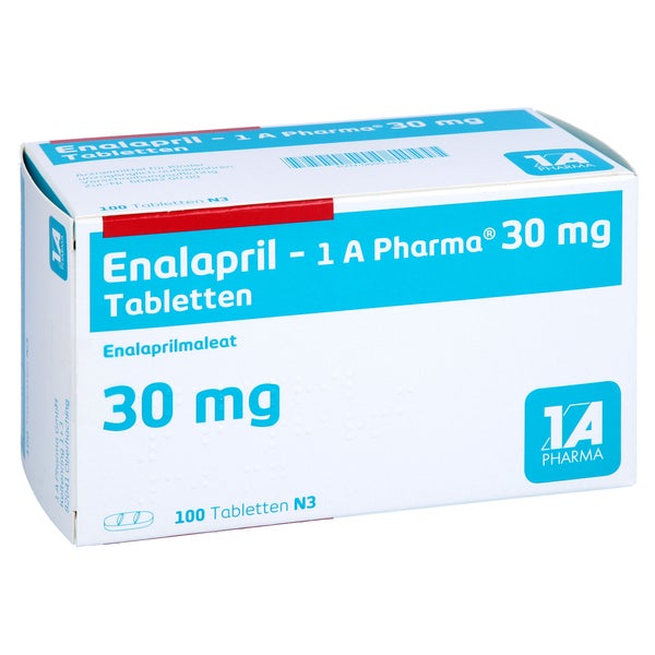 Enalapril-1a Pharma 30 mg Tabletten 100 St