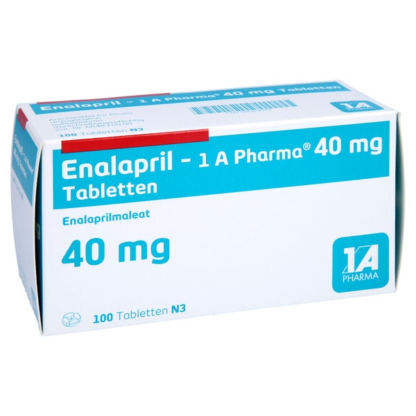 Enalapril-1a Pharma 40 mg Tabletten 100 St