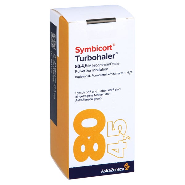 SYMBICORT Turbohaler 80/4,5 µg/Dosis 120 ED 1 St