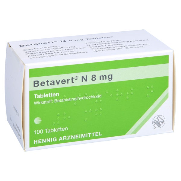 Betavert N 8 mg Tabletten 100 St