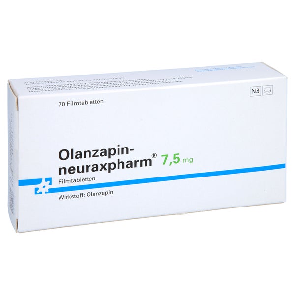 OLANZAPIN-neuraxpharm 7,5 mg Filmtabletten 70 St