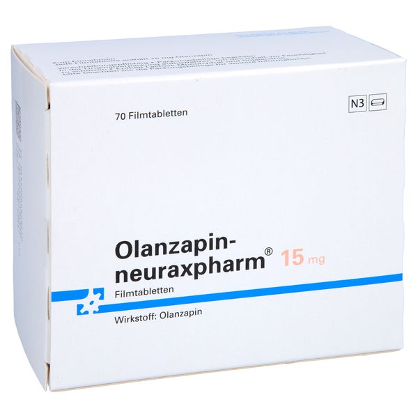 OLANZAPIN-neuraxpharm 15 mg Filmtabletten 70 St