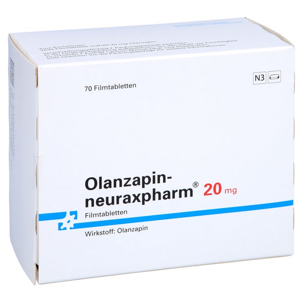 OLANZAPIN-neuraxpharm 20 mg Filmtabletten 70 St