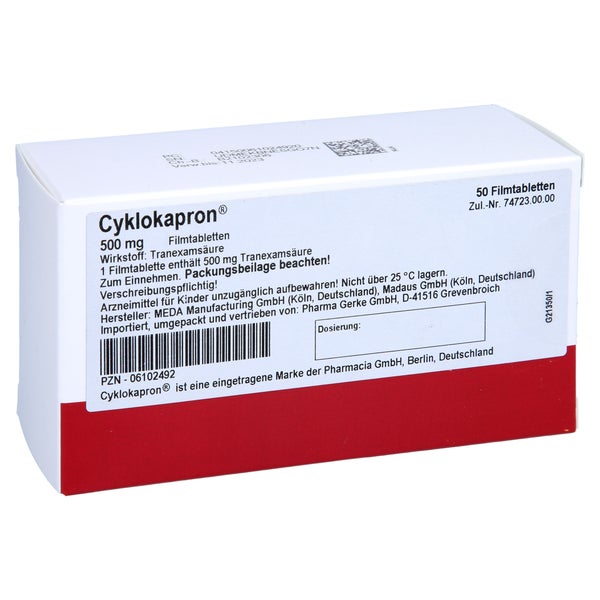 Cyklokapron Filmtabletten 50 St