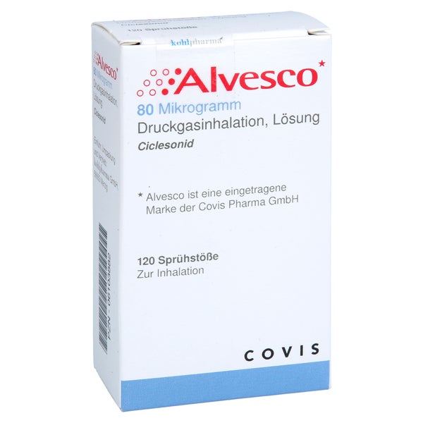 ALVESCO 80 µg 120 Hub Druckgasinhalation 1 St