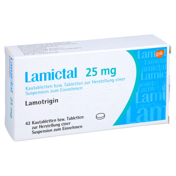 LAMICTAL 25 mg Tabl.z.Herst.e.Susp.z.Einnehmen 42 St