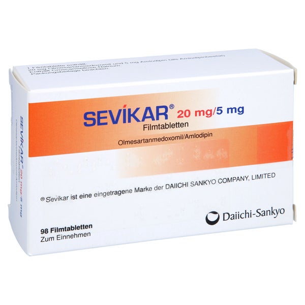 Sevikar 20 mg/5 mg Filmtabletten 98 St