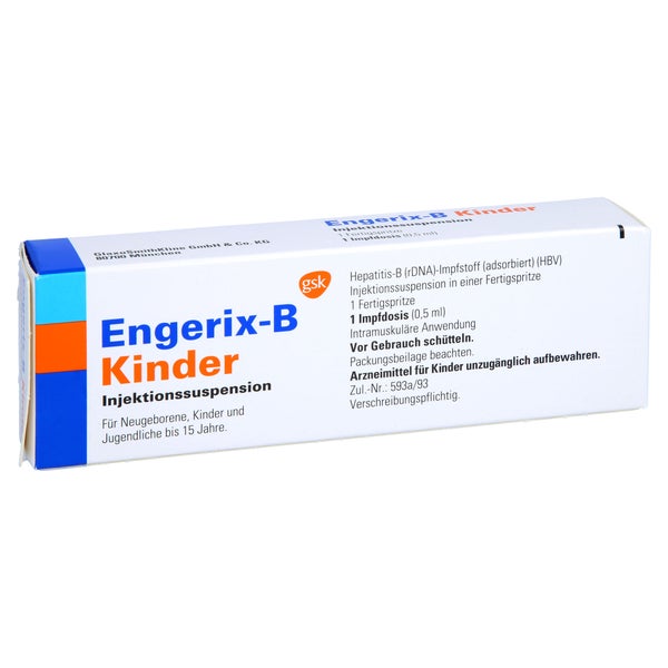 ENGERIX-B Kinder Inj.-Susp.i.e.Fertigspritze o.Kan 1X0,5 ml