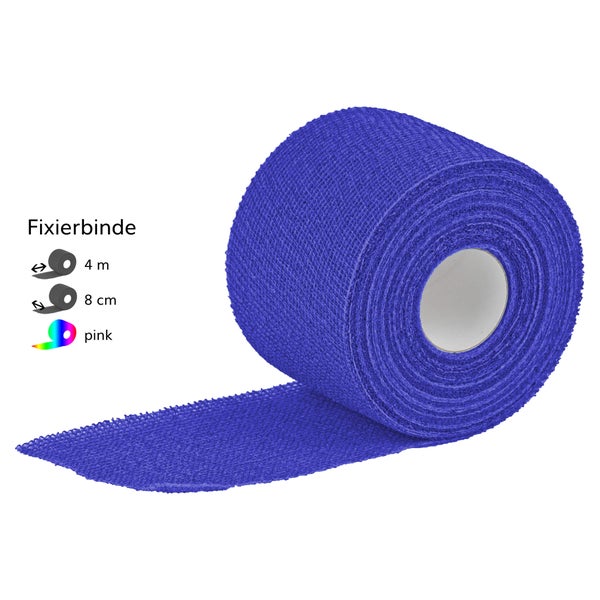Ypsifix Color Fixierbinde 8 cmx4 m blau 20 St