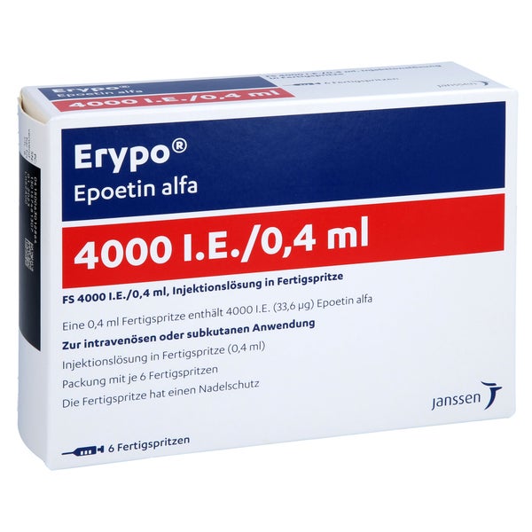 ERYPO FS 4.000 I.E./0,4 ml Fertigspritzen 6X0,4 ml