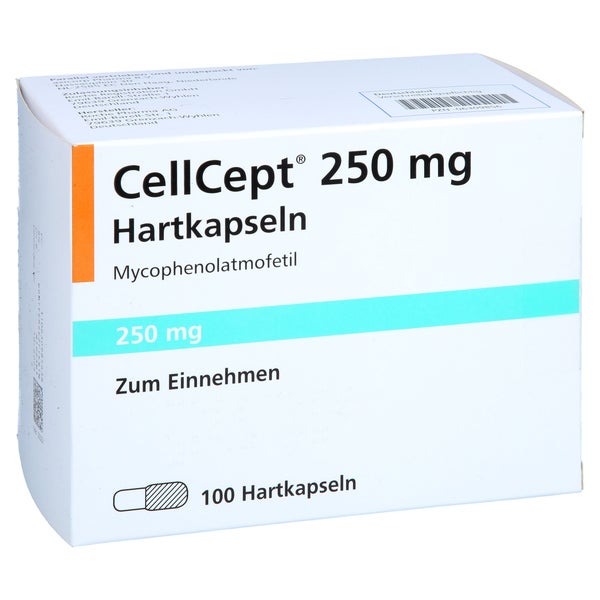 Cellcept 250 mg Hartkapseln 100 St
