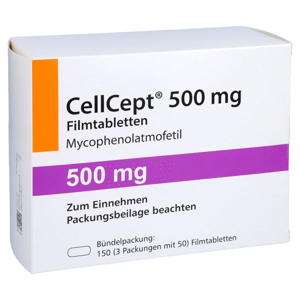 Cellcept 500 mg Filmtabletten 150 St