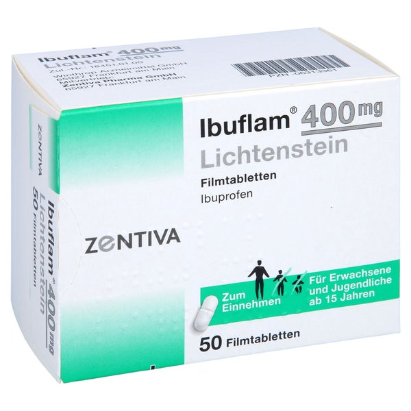IBUFLAM 400 mg Lichtenstein Filmtabletten 50 St