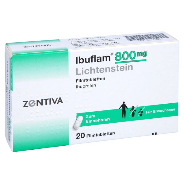 IBUFLAM 800 mg Lichtenstein Filmtabletten 20 St