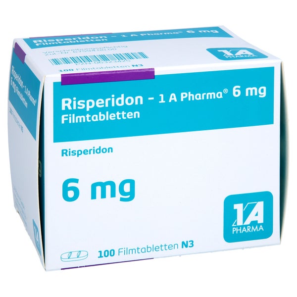 Risperidon-1a Pharma 6 mg Filmtabletten 100 St
