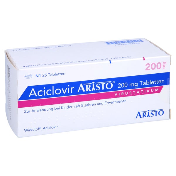 Aciclovir Aristo 200 mg Tabletten 25 St