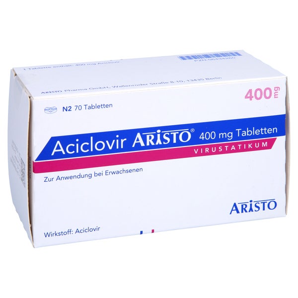 Aciclovir Aristo 400 mg Tabletten 70 St