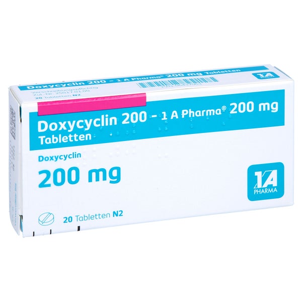 Doxycyclin 200-1a Pharma Tabletten 20 St