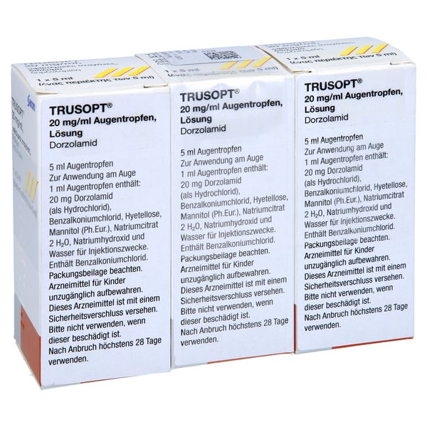 Trusopt Augentropfen 3X5 ml