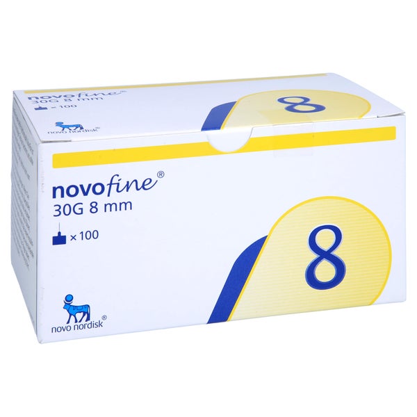 Novofine Nadeln 0,30x8 mm 100 St