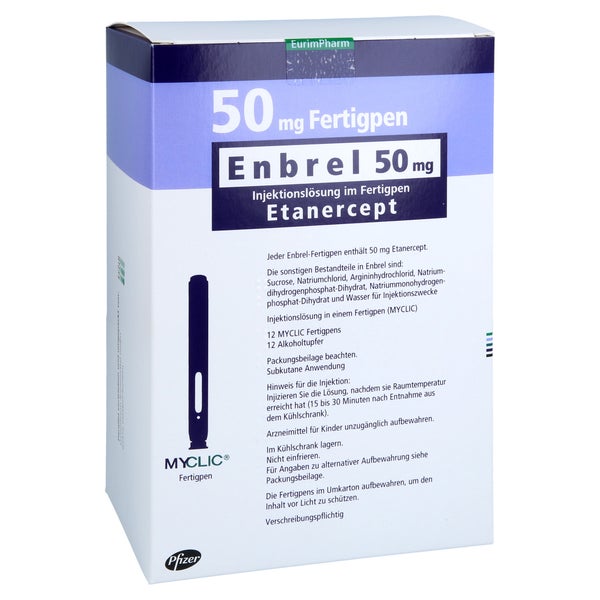 ENBREL 50 mg MYCLIC Injektionslösung i.e.Fertigpen 12 St