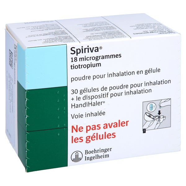 SPIRIVA 18 µg Hartkaps.m.Plv.z.Inhalat.+HandiHaler 30 St