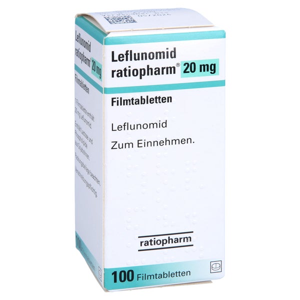 LEFLUNOMID ratiopharm 20 mg Filmtabletten 100 St