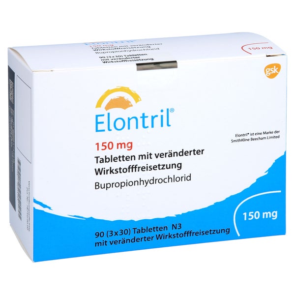 ELONTRIL 150 mg Tabletten m.veränd.Wirkst.-Frs. 3X30 St