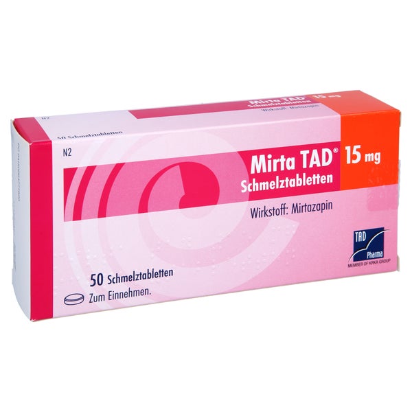 Mirta TAD 15 mg Schmelztabletten 50 St