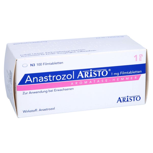 Anastrozol Aristo 1 mg Filmtabletten 100 St