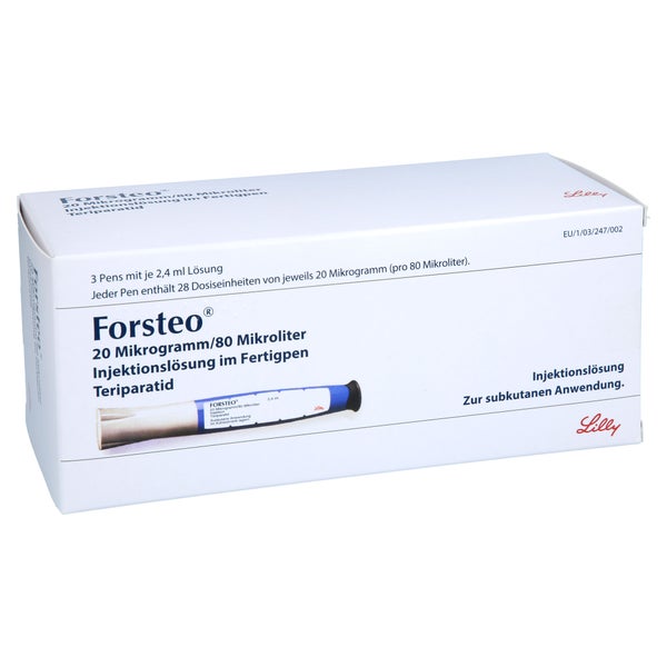 FORSTEO 20 µg/80 µl Inj.-Lsg.im Fertigpen 3 St