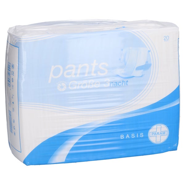 Param Pants Basis Nacht Gr.3 20 St