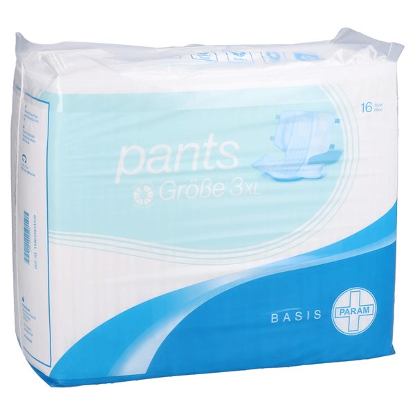 Param Pants Basis Gr.3 XL 16 St