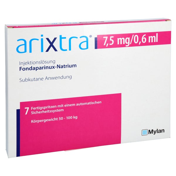 ARIXTRA 7,5 mg/0,6 ml Inj.-Lsg.i.e.Fertigspritze 7X0,6 ml