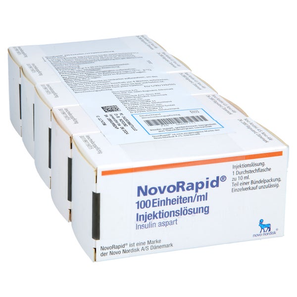 NOVORAPID 100 E/ml Injektionslösung i.e.Dsfl. 5X10 ml