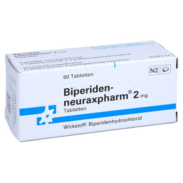 Biperiden-neuraxpharm 2 mg Tabletten 60 St