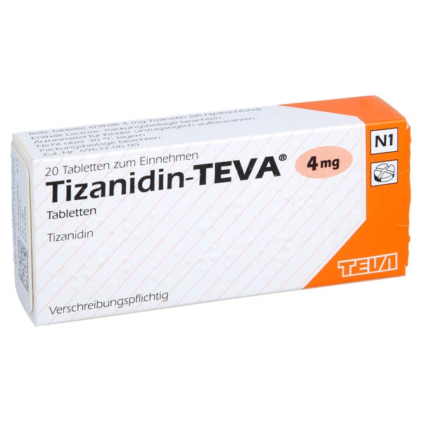 Tizanidin Teva 4 mg Tabletten 20 St