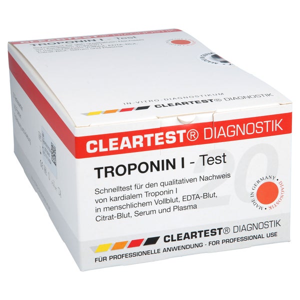 Cleartest Troponin I Infarkt Test 20 St