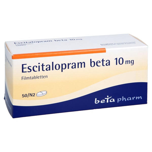 Escitalopram beta 10 mg Filmtabletten 50 St