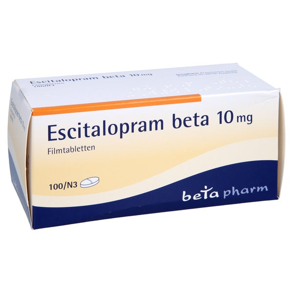 Escitalopram beta 10 mg Filmtabletten 100 St
